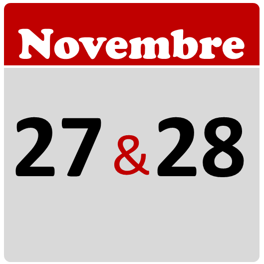 STAGE DU 27&28 NOVEMBRE