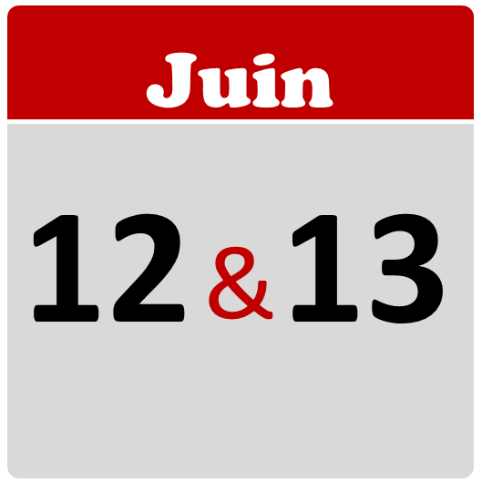 Stage: 12&13 JUIN